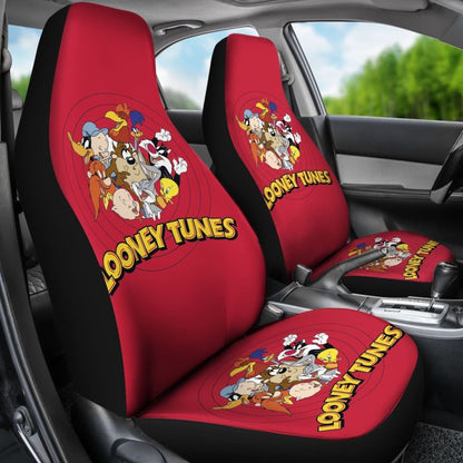 Looney Tunes Funny Car Seat Covers Cartoon Fan Gift H200212 Universal Fit 225311