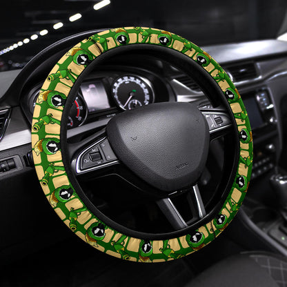 Looney Tunes Marvin The Martian Raygun Premium Custom Car Steering Wheel Cover