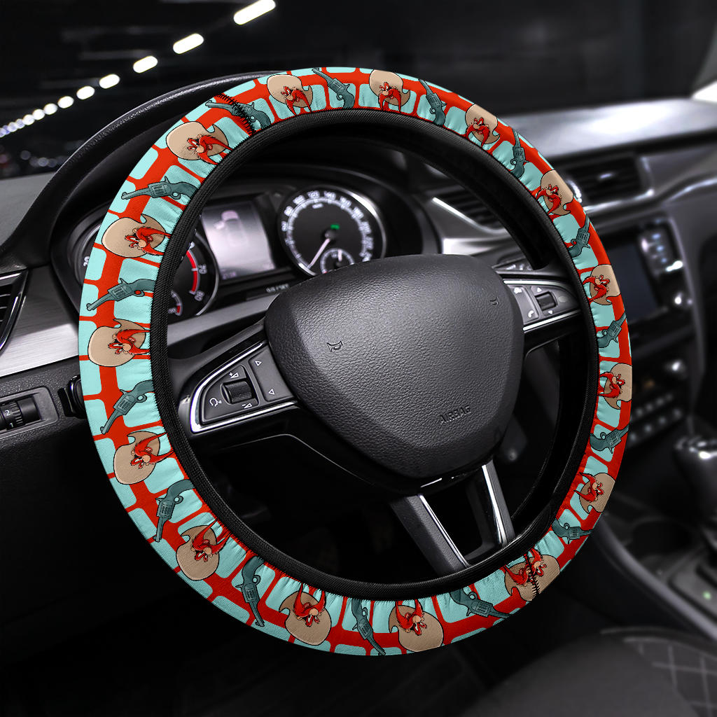 Looney Tunes Yosemit Sam Premium Custom Car Steering Wheel Cover
