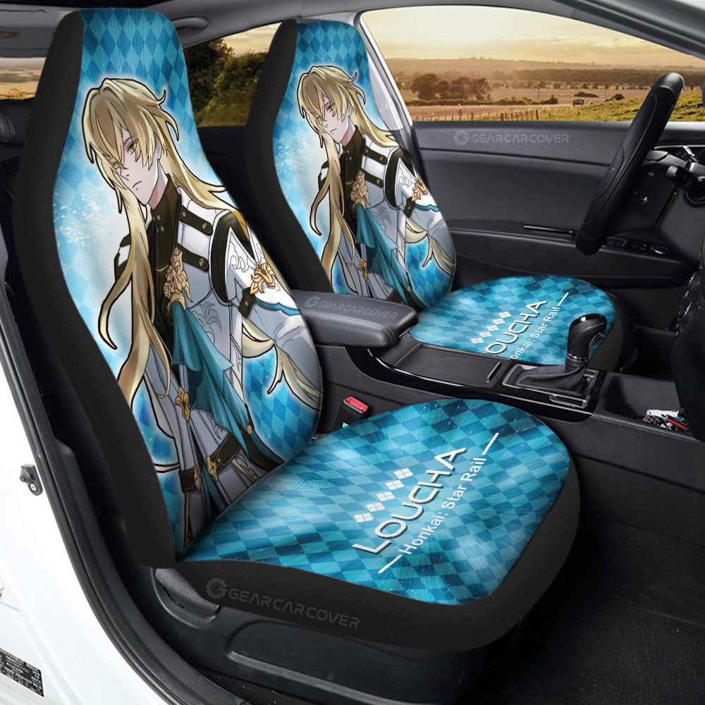 Loucha Car Seat Covers Custom Honkai Star Rail Car Accessories