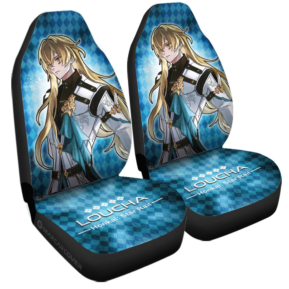 Loucha Car Seat Covers Custom Honkai Star Rail Car Accessories
