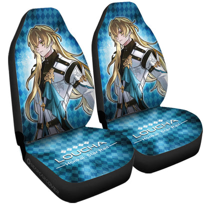 Loucha Car Seat Covers Custom Honkai Star Rail Car Accessories