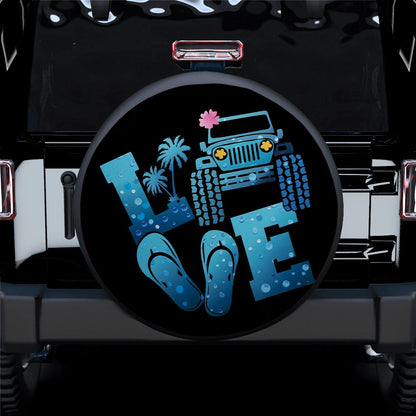 Love Jeep Summer Car Spare Tire Cover