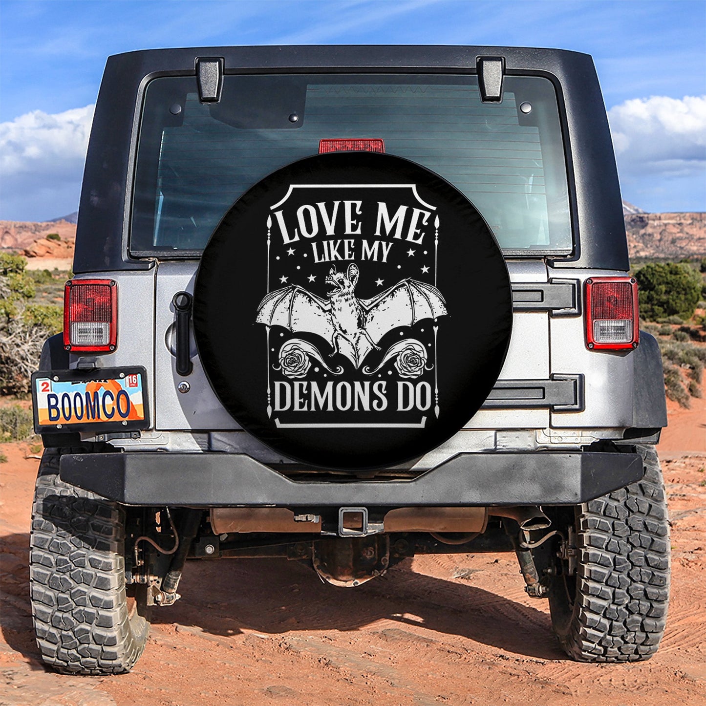 Love Me Like My Demons Do Jeep Car Spare Tire Cover