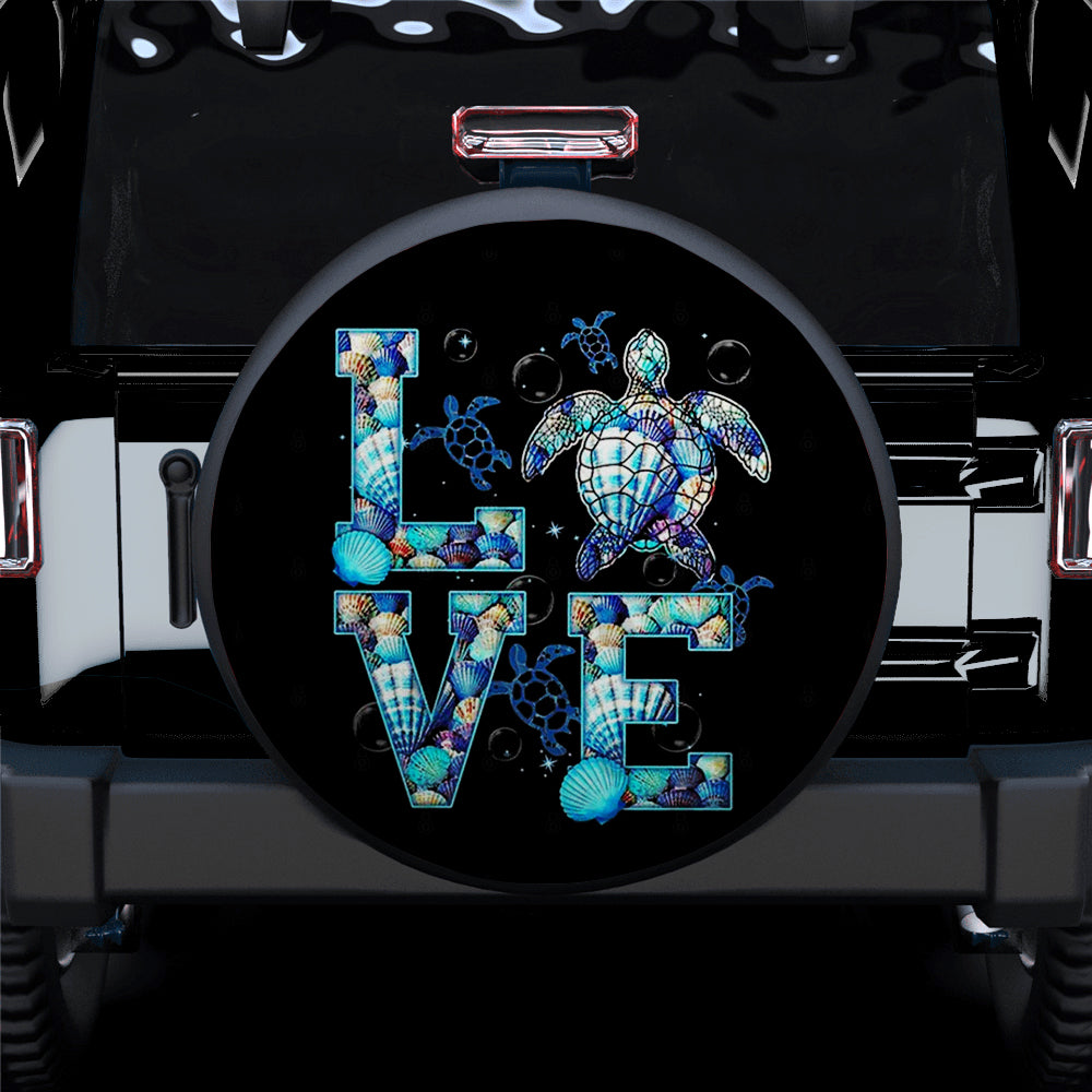 Love Ocean Turtle Jeep Car Spare Tire Cover