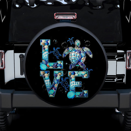Love Ocean Turtle Jeep Car Spare Tire Cover