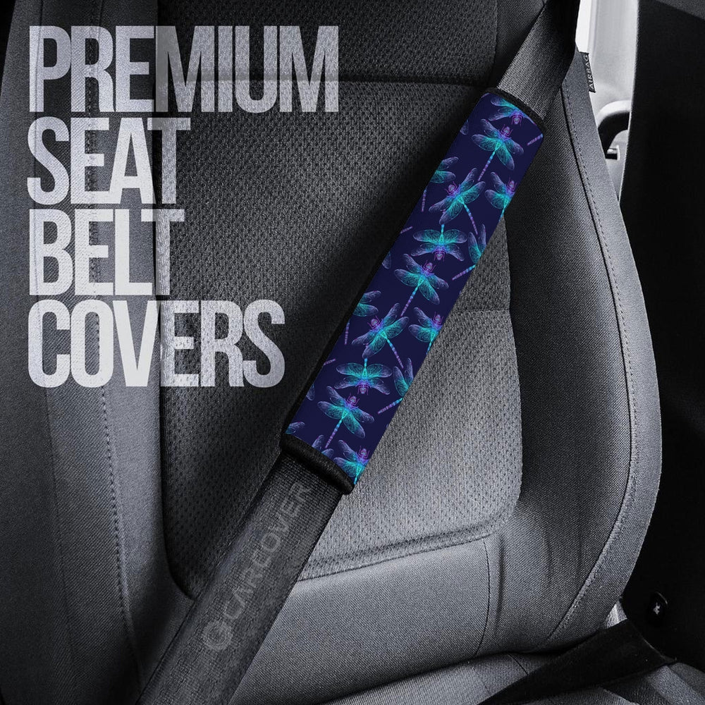 Lovely Dragonfly Seat Belt Covers Custom Animal Car Accessories