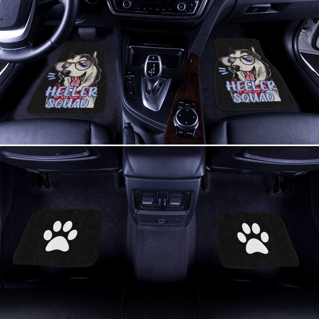 Lovely Husky Car Floor Mats Custom Car Accessories Gift Idea For Husky Lovers