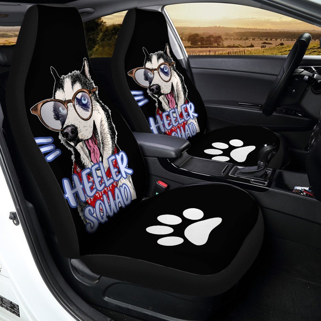 Lovely Husky Car Seat Covers Custom Gift Idea For Heeler Lovers