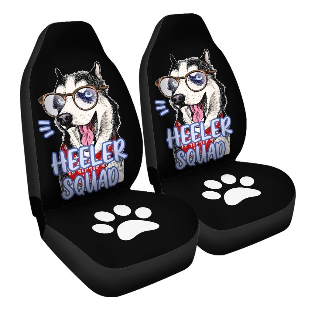 Lovely Husky Car Seat Covers Custom Gift Idea For Heeler Lovers