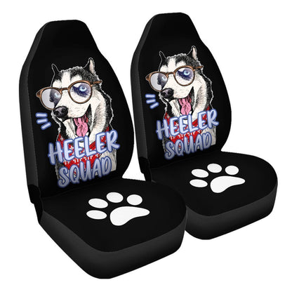 Lovely Husky Car Seat Covers Custom Gift Idea For Heeler Lovers