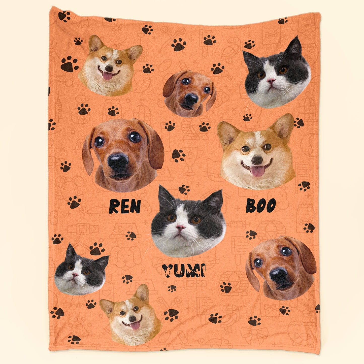 Lovely Upload Pet Image - Personalized Photo Blanket - Birthday, Loving Gift For Cat & Dog Lover, Pet Owner, Pet Parents