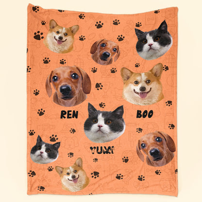 Lovely Upload Pet Image - Personalized Photo Blanket - Birthday, Loving Gift For Cat & Dog Lover, Pet Owner, Pet Parents