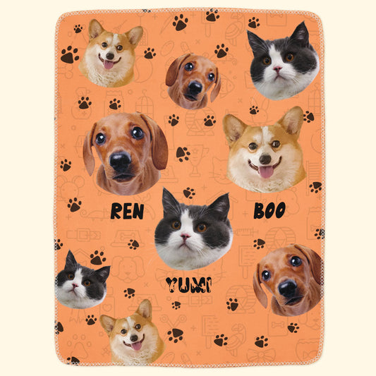 Lovely Upload Pet Image - Personalized Photo Blanket - Birthday, Loving Gift For Cat & Dog Lover, Pet Owner, Pet Parents