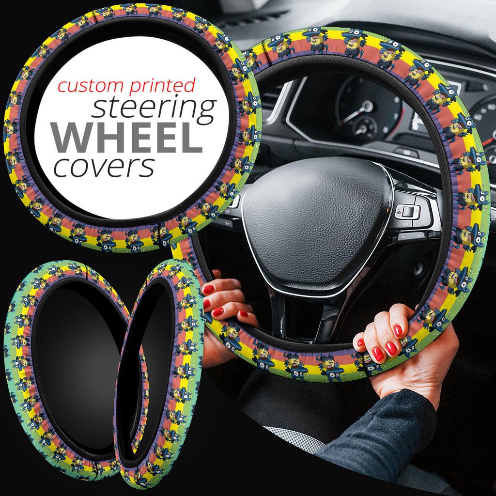 Lucario Anime Custom Car Steering Wheel Cover