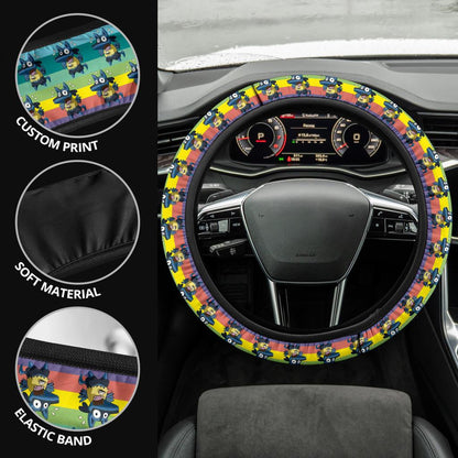 Lucario Anime Custom Car Steering Wheel Cover