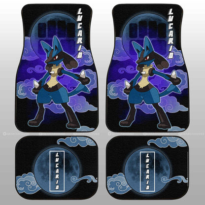 Lucario Car Floor Mats Custom Anime Car Accessories For Anime Fans
