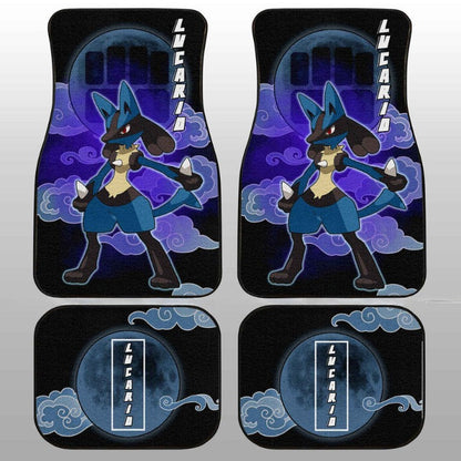 Lucario Car Floor Mats Custom Anime Car Accessories