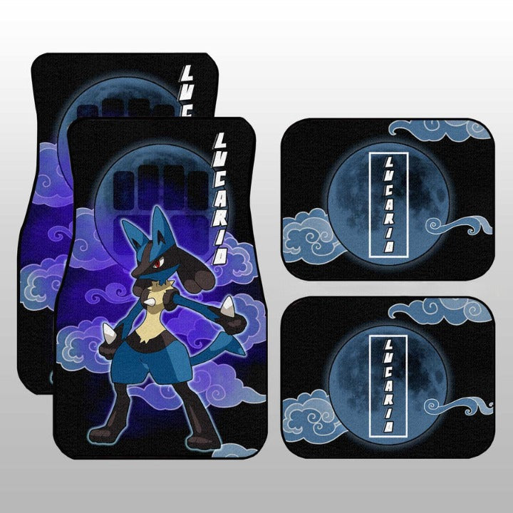 Lucario Car Floor Mats Custom Anime Car Accessories