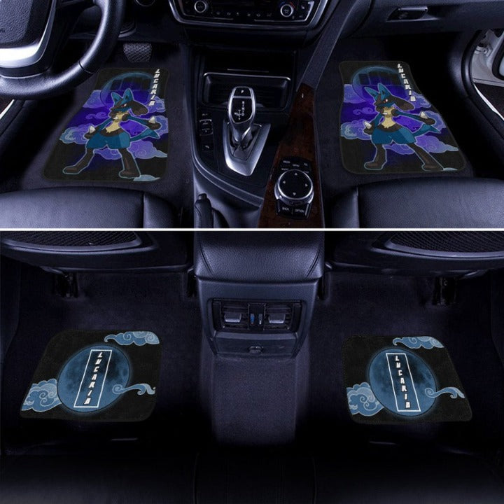 Lucario Car Floor Mats Custom Anime Car Accessories