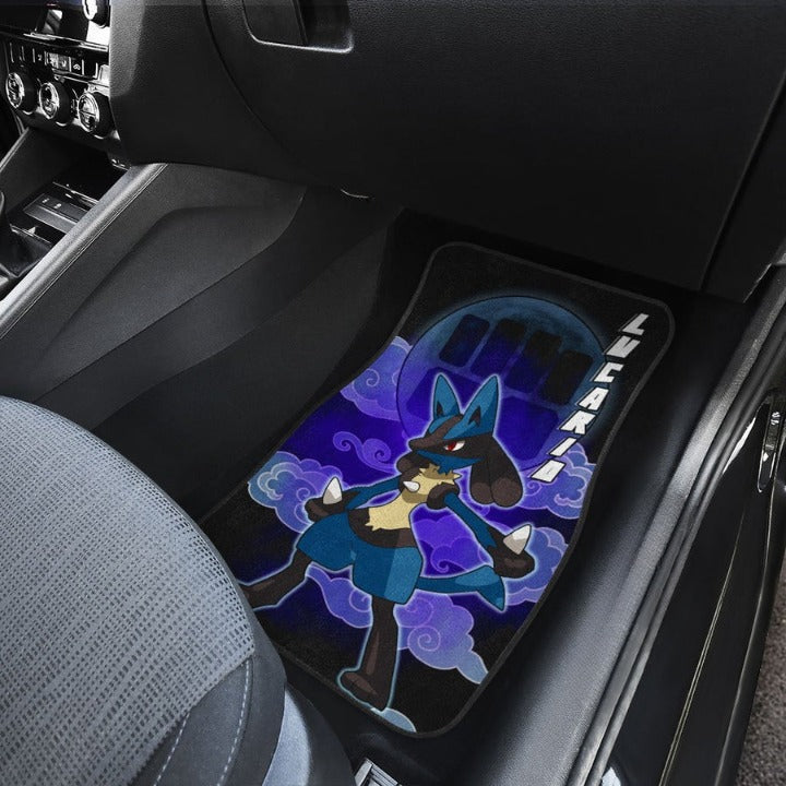 Lucario Car Floor Mats Custom Anime Car Accessories