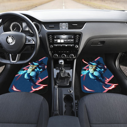 Lucario Car Floor Mats Custom Anime Car Interior Accessories
