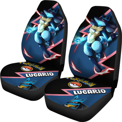 Lucario Car Seat Covers Custom Anime Pokemon Car Accessories