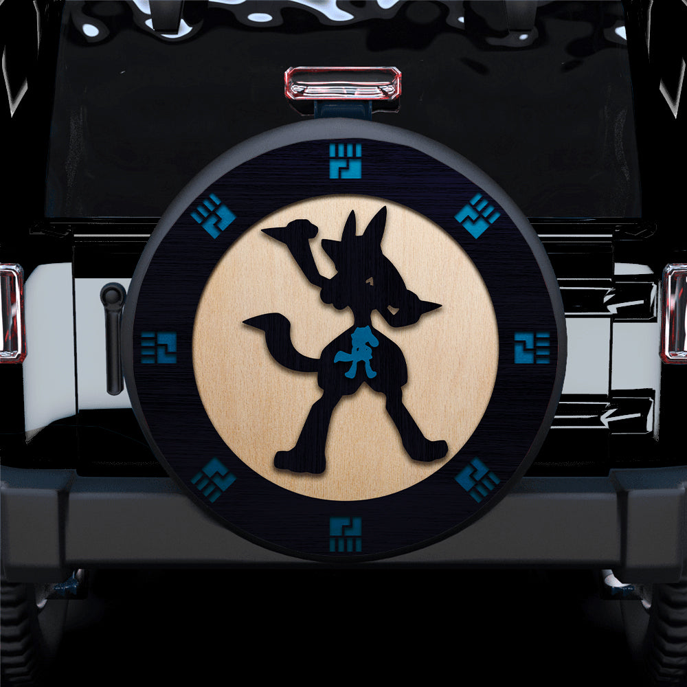 Lucario Evolution Car Spare Tire Cover