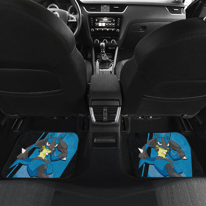 Lucario Pokemon Car Floor Mats Style Custom For Fans Ci230119-05a
