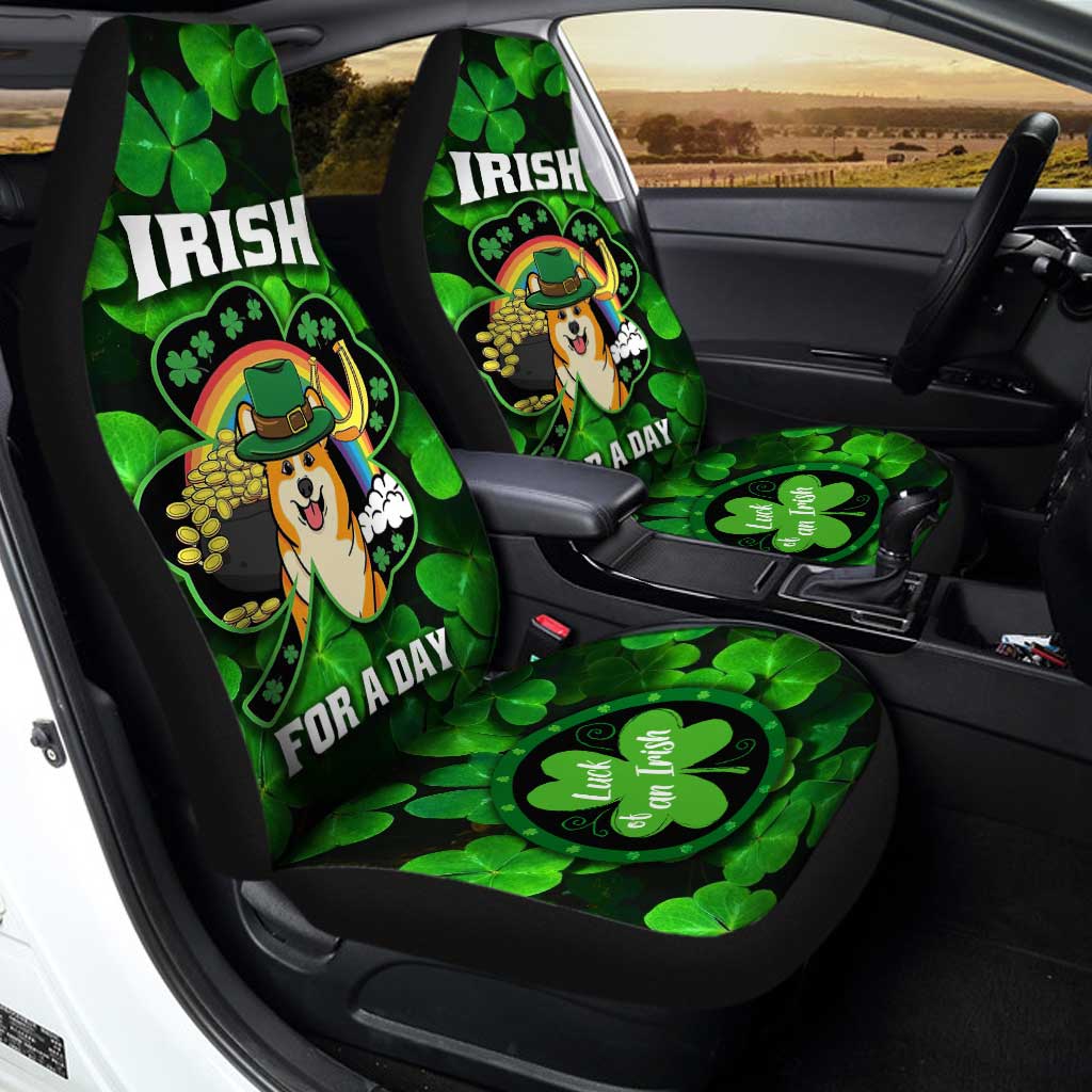 Luck of an Irish Car Seat Covers Custom Design For Car Seats
