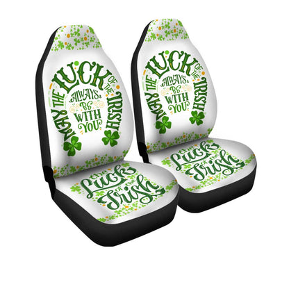 Lucky Of Irish Car Seat Covers Custom Design For Car Seats