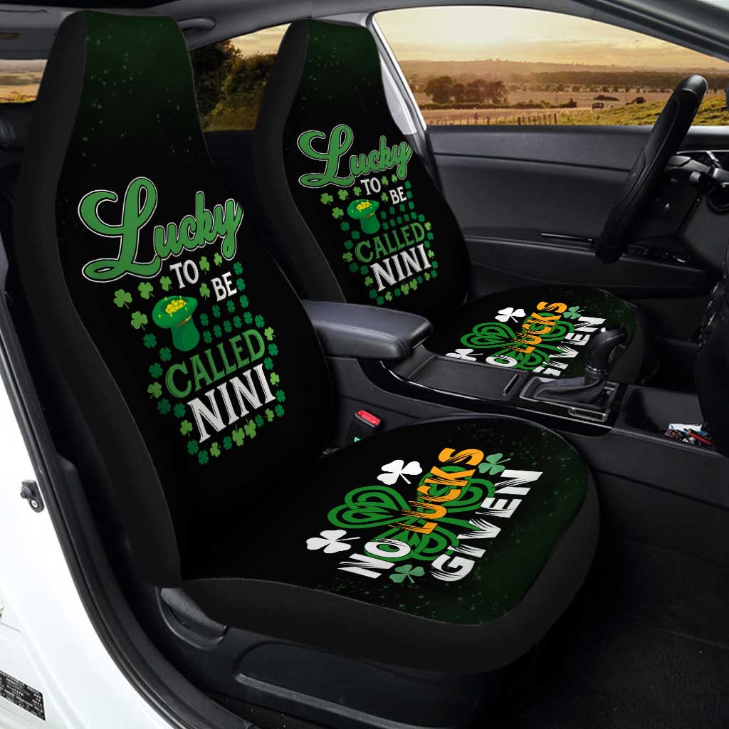 Lucky To Be Irish Car Seat Covers Custom Design For Car Seats