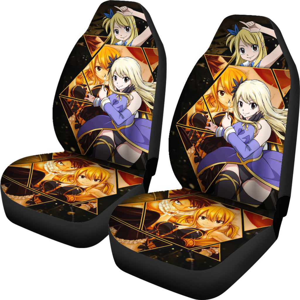 Lucy Heartfilia Fairy Tail Car Seat Covers Anime Car Accessories Custom For Fans Ci22060103