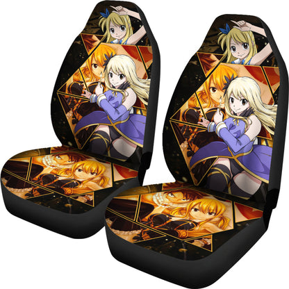 Lucy Heartfilia Fairy Tail Car Seat Covers Anime Car Accessories Custom For Fans Ci22060103