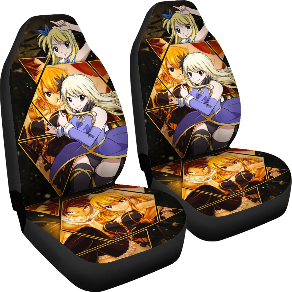 Lucy Heartfilia Fairy Tail Car Seat Covers Anime Car Accessories Custom For Fans Ci22060103
