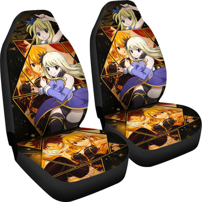 Lucy Heartfilia Fairy Tail Car Seat Covers Anime Car Accessories Custom For Fans Ci22060103