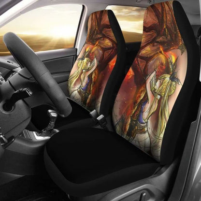 Lucy Natsu Fairy Tail Car Seat Covers Universal Fit 051312