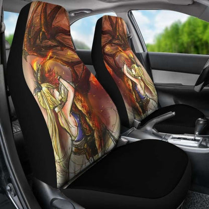 Lucy Natsu Fairy Tail Car Seat Covers Universal Fit 051312
