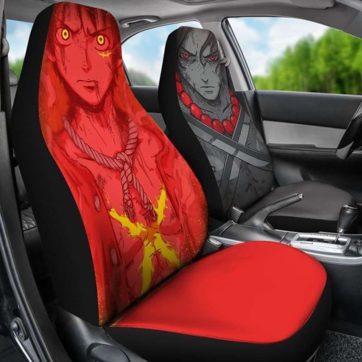 Luffy Ace One Piece Car Seat Covers Universal Fit 051312