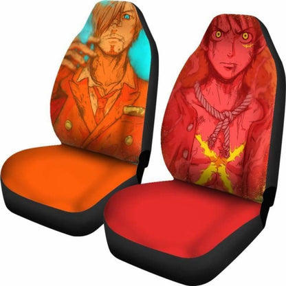 Luffy Sanji One Piece Car Seat Covers Universal Fit 051312