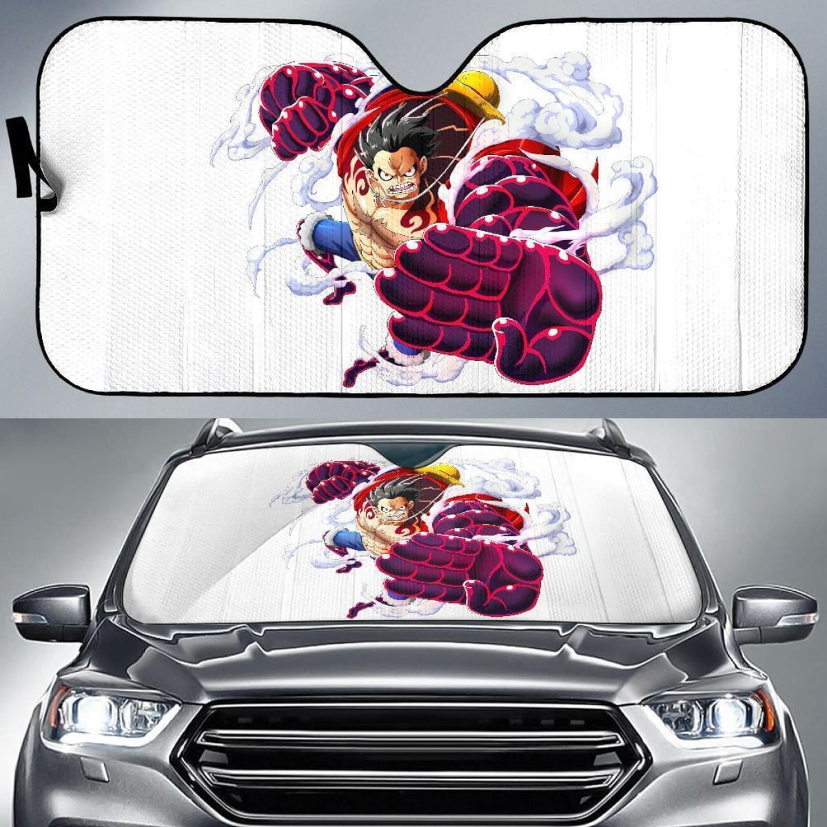 Luffy Snake Man Anime Auto Sun Shade Nh07 Universal Fit 111204