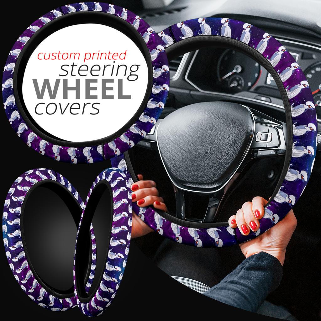 Lugia Anime Custom Car Steering Wheel Cover