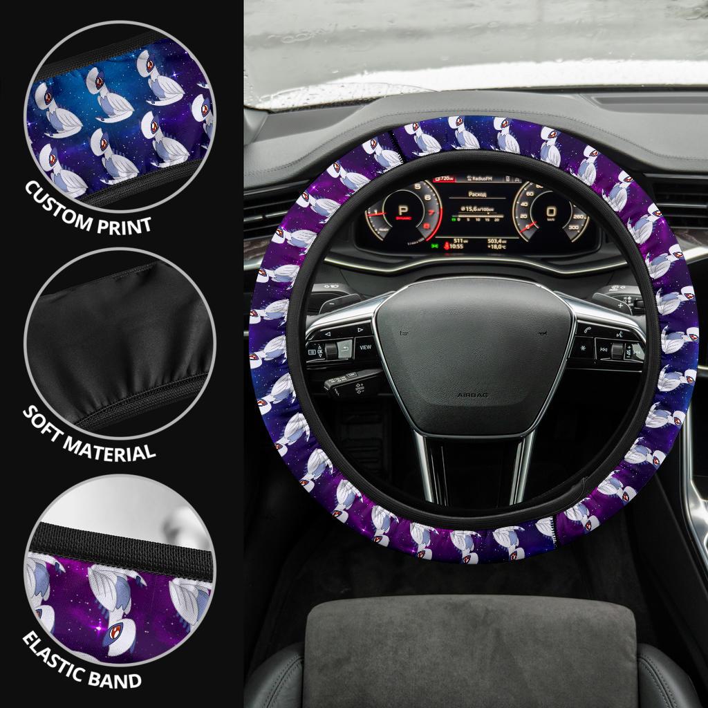 Lugia Anime Custom Car Steering Wheel Cover