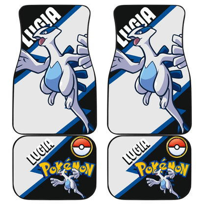 Lugia Car Floor Mats Custom Anime Car Interior Accessories
