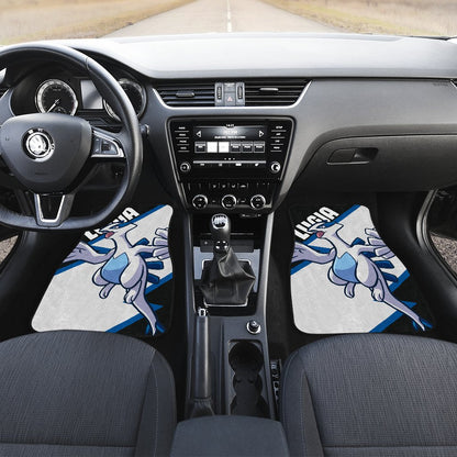 Lugia Car Floor Mats Custom Anime Car Interior Accessories