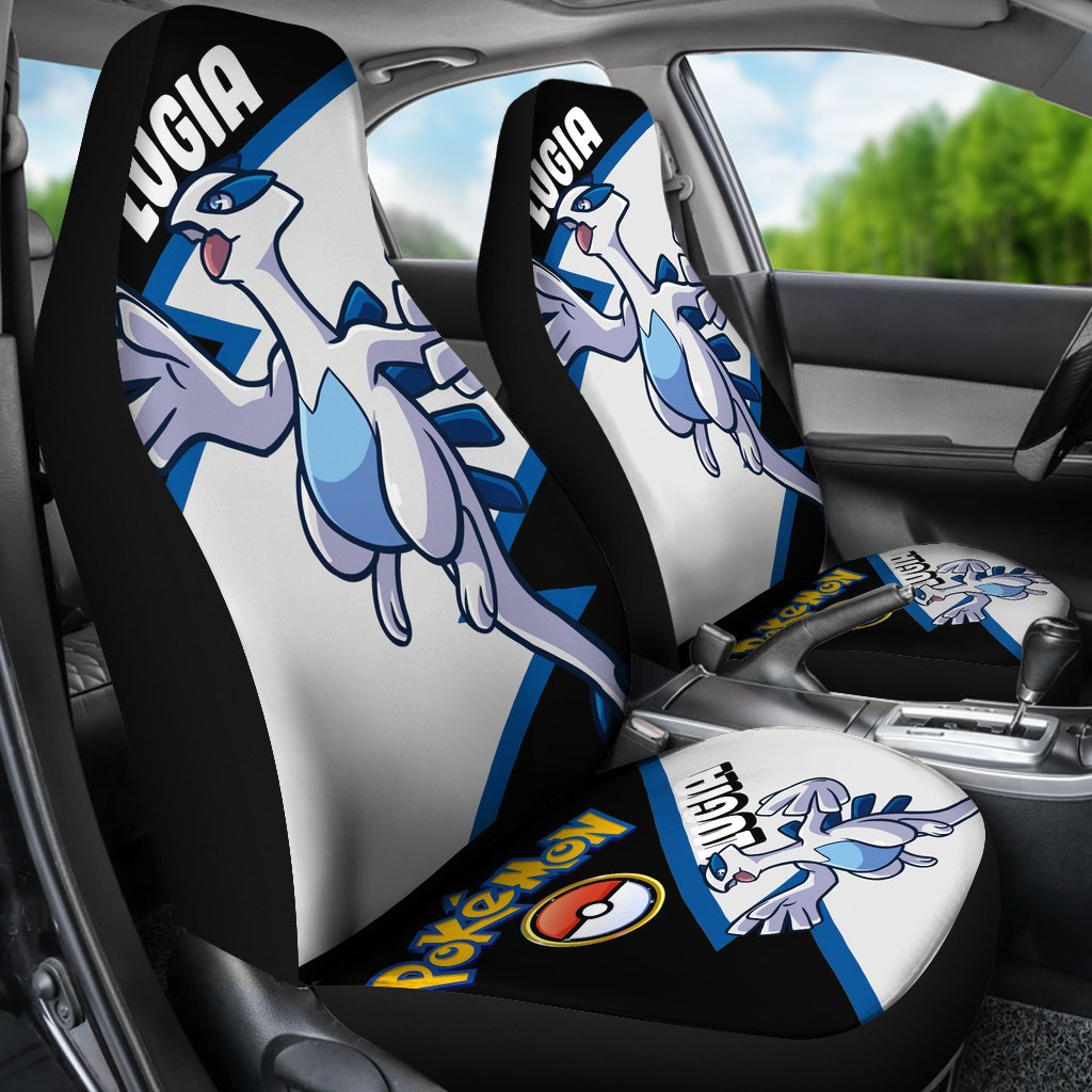 Lugia Car Seat Covers Custom Anime Pokemon Car Accessories