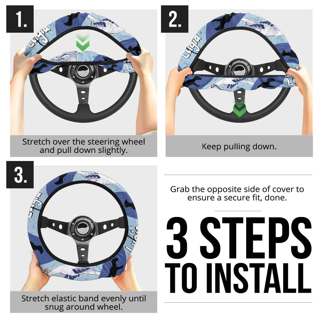 Lugia Steering Wheel Cover