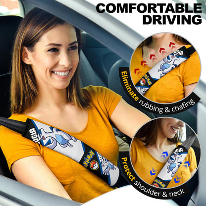 Lugia car seat belt covers Anime Custom Car Accessories