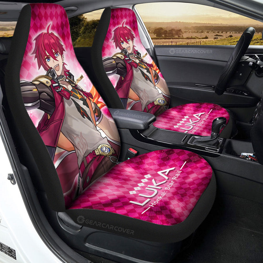 Luka Car Seat Covers Custom Honkai Star Rail Car Accessories