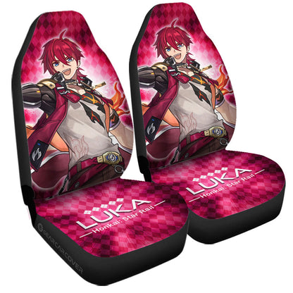 Luka Car Seat Covers Custom Honkai Star Rail Car Accessories
